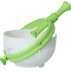 Collapsible Salad Spinner and Straining Colander