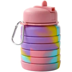 Collapsible Silicone Water Bottle - 17oz. - Outdoor, Hydration, Travel