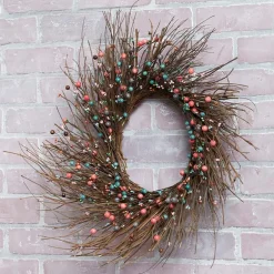 Colorful Country Berry Wreath, Garland or LED Candle