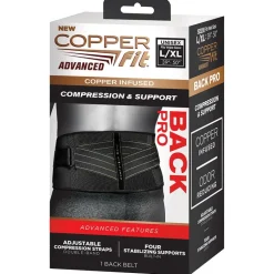 Copper Fit® Advanced Back Pro - Back Support, Unisex with Anti-Odor Fabric