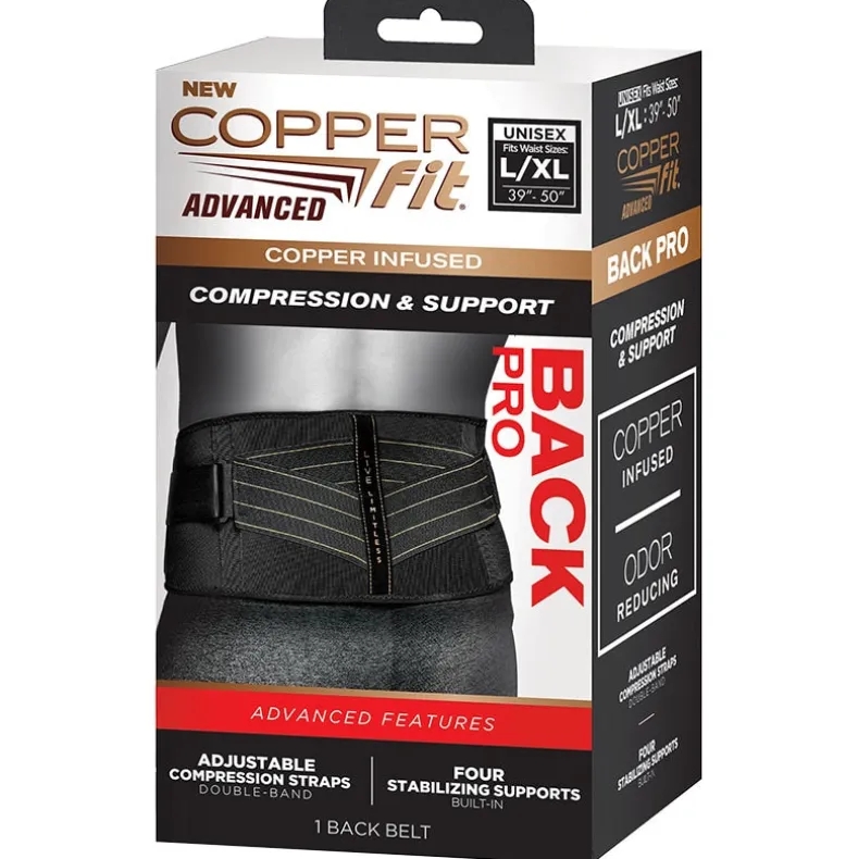 Copper Fit® Advanced Back Pro - Back Support, Unisex with Anti-Odor Fabric
