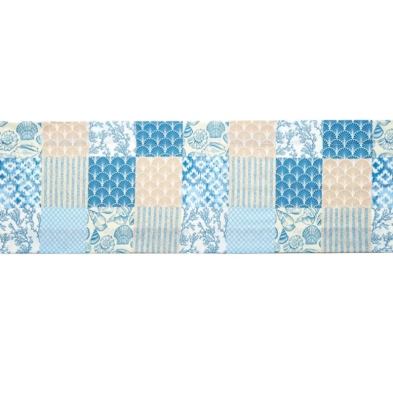 Coral Patch Shower Curtain, Bath Rug, Hand Towels, Valance, or Hooks