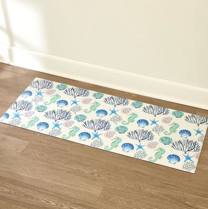 Coral Sea Kitchen Comfort Runner Rug