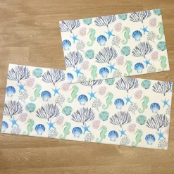 Coral Sea Kitchen Comfort Runner Rug