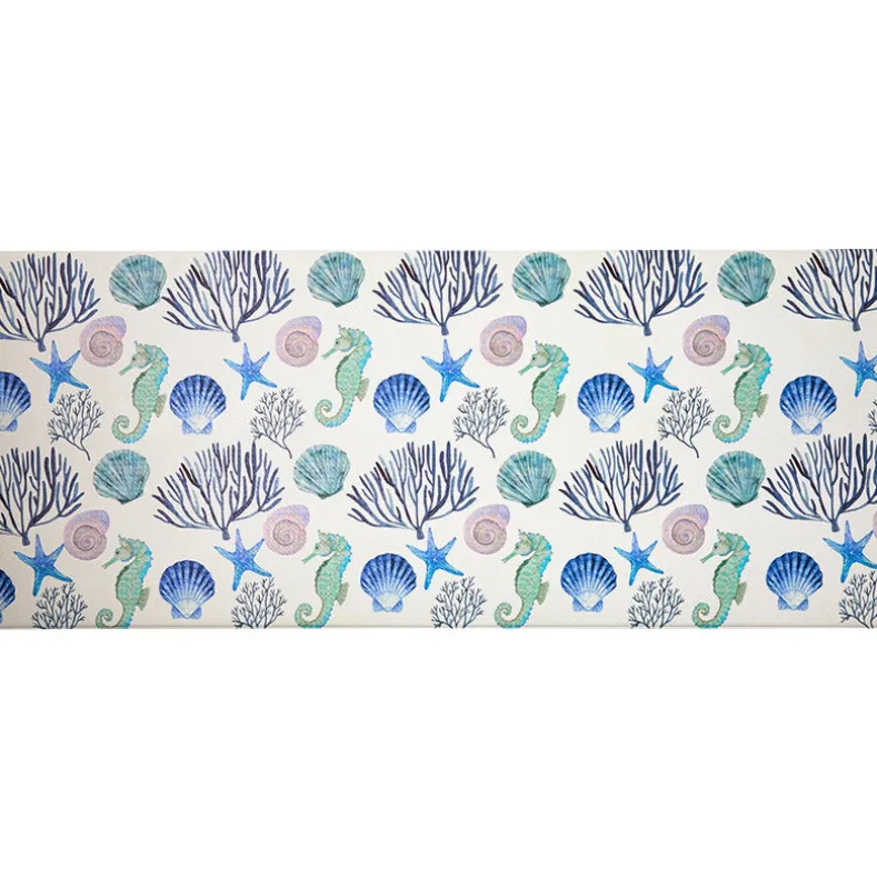 Coral Sea Kitchen Comfort Runner Rug