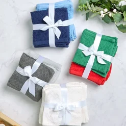 Cotton Washcloth 6 Piece Set