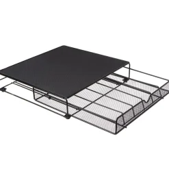 Countertop Metal Coffee Pod Storage Drawer and Stand for Kitchen