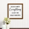 Country Bathroom Accents Tissue Box Cover or Wall Sign