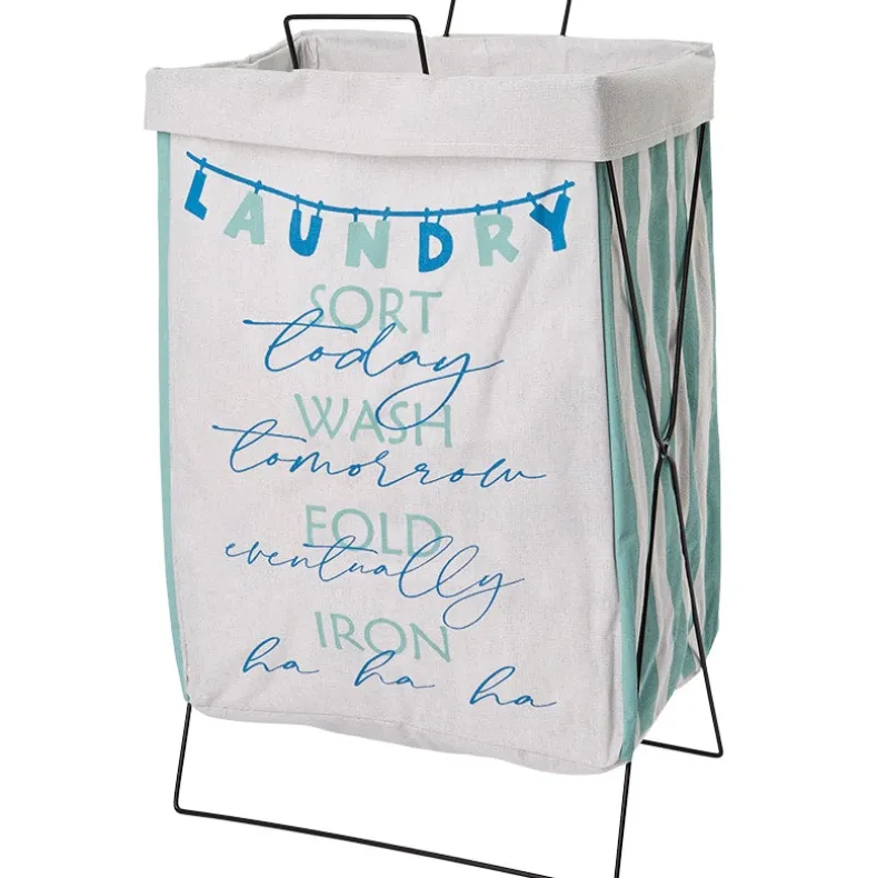 Country Blue Laundry Room - Bag, Lint Bin, Magnets, Sheet Bin, or Wall Sign