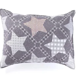 Country Star Quilted Standard Pillow Sham
