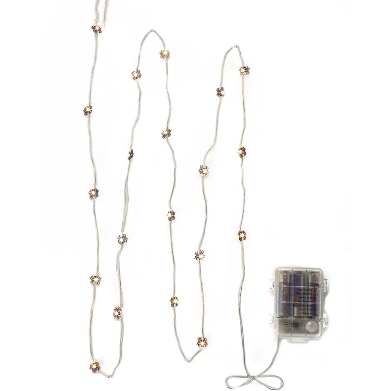 Creepy Crawly Spider Halloween String Lights