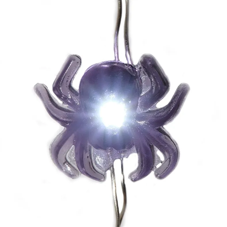 Creepy Crawly Spider Halloween String Lights