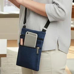 Crossbody Purse Denim Look
