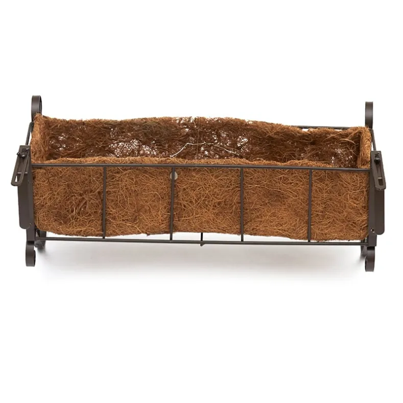 Decorative Fence and Rail Planters for Outdoor Flowers