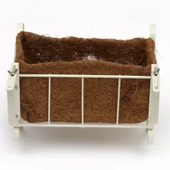 Decorative Fence and Rail Planters for Outdoor Flowers
