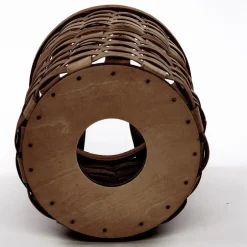 Decorative Grocery Plastic Bag Dispenser - Woven Design