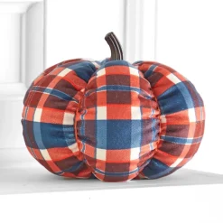 Decorative Harvest Plush Pumpkin