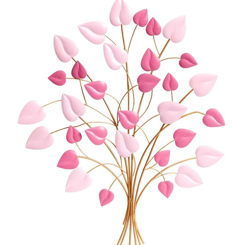 Decorative Metal Wall Tree Décor - Blue/Green, Copper, or Mauve