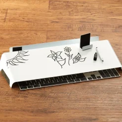 Desktop Dry-Erase Reminder Whiteboard with Marker/Eraser