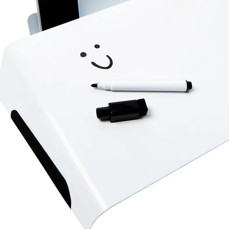 Desktop Dry-Erase Reminder Whiteboard with Marker/Eraser