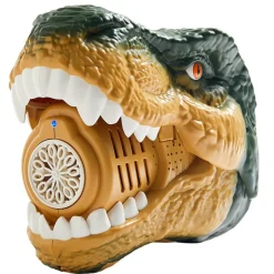 Dinosaur Bubble Machine - LED Light, Realistic Roaring, and Bubble Solution