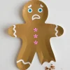Disposible Gingerbread Men Dessert Plates or Peppermint Napkin Set