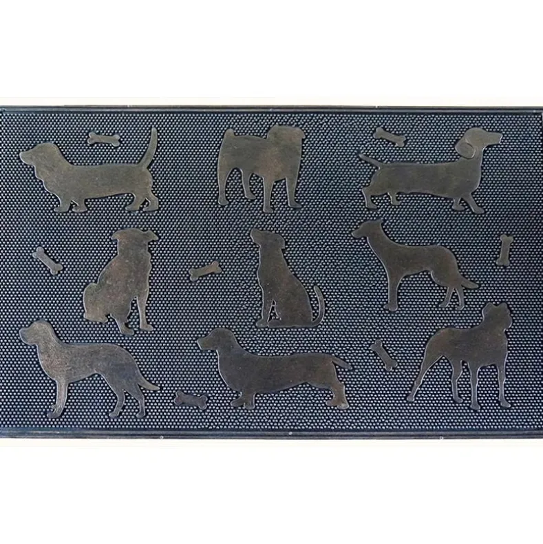 Dog Bone Rubber Doormat