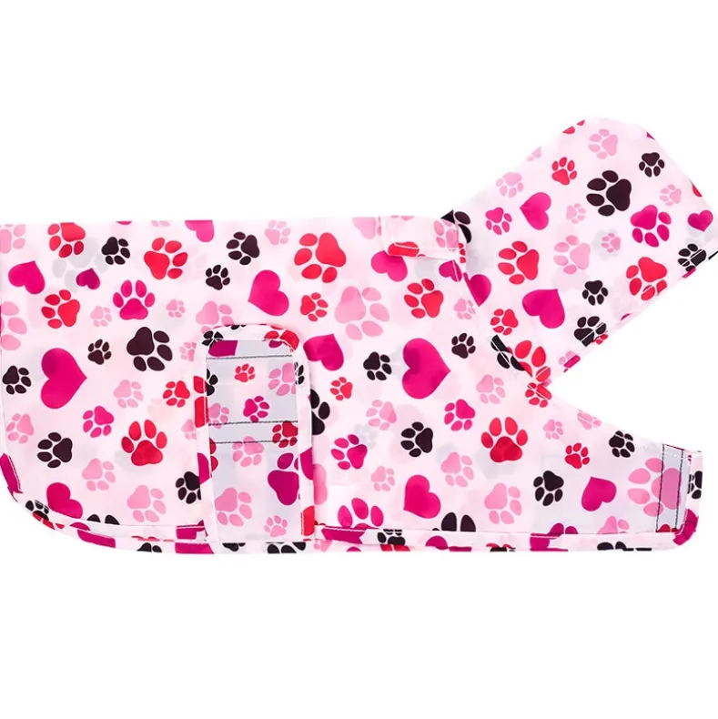Dog Rain Poncho - Water-Resistant with Secure Belly Strap
