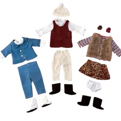 Doll Outfits, Set of 3 or Shoe Set for 18