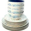 Dolly Parton Stoneware Everyday Paisley 12-Pc Dinnerware Set