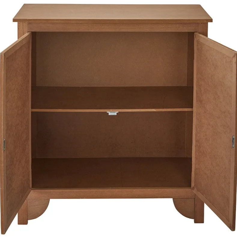 2-Door Cabinet with Circle Design