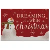 Dreaming of a White Christmas Doormat