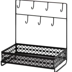 Dresser Top Organizer with Hooks