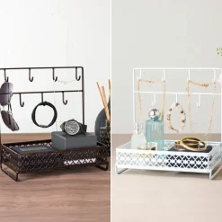 Dresser Top Organizer with Hooks