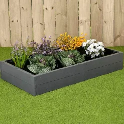 Durable Raised Garden Bed Panel Set for Outdoor Gardening