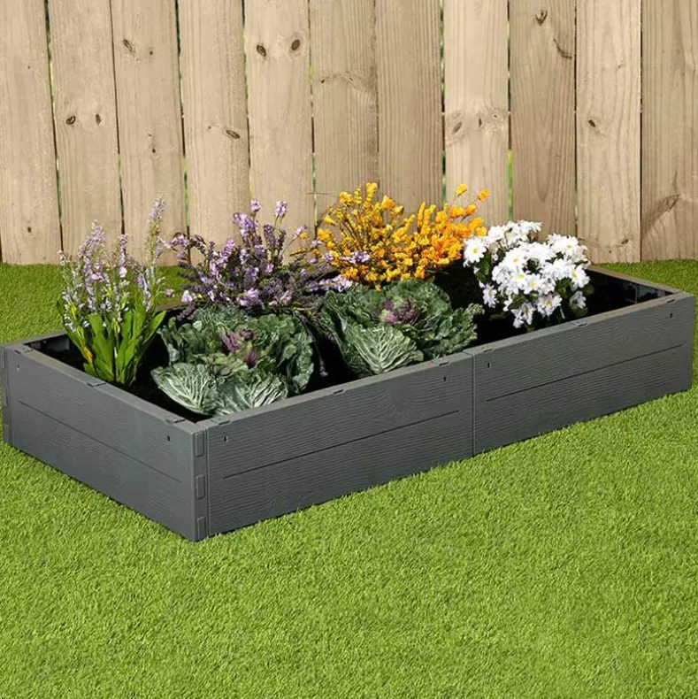 Durable Raised Garden Bed Panel Set for Outdoor Gardening