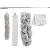 Duster Cleaning 5 PC. Set With 17" To 96" Extendable Lightweight Pole