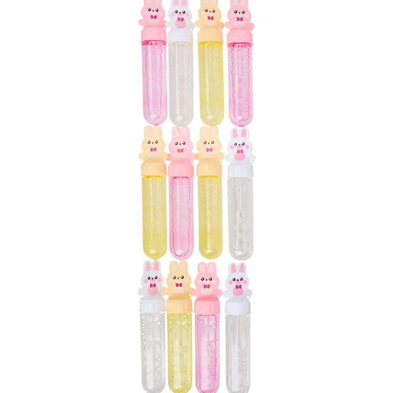 Easter Bunny Bubble Wands For Kids Easter Basket Party Favor Set Of 12