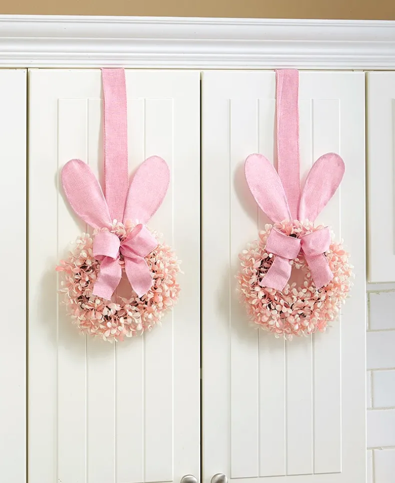 Easter Bunny Cabinet Wreath