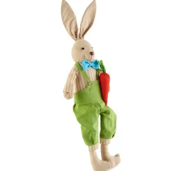 Easter Country Bunnies, Decorative Carrot Garland, or Carrot Wreath