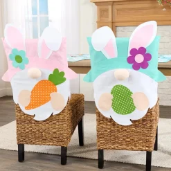 Easter Decorative Dining Chair Covers Set of 2