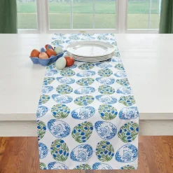 Easter Floral Egg Table Runner or Set of 4 Placemats