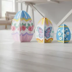 Easter Painted Egg Trio