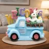 Easter Welcome Truck With Bunny Tabletop Décor