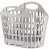Easy Store Plastic Laundry Clothes Basket and Hamper