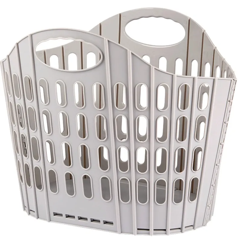 Easy Store Plastic Laundry Clothes Basket and Hamper