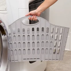 Easy Store Plastic Laundry Clothes Basket and Hamper