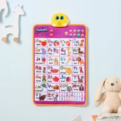 Educational Wall Chart - Learn the Alphabet, Numbers, with Sound Features