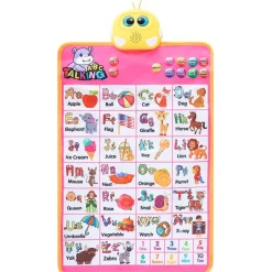 Educational Wall Chart - Learn the Alphabet, Numbers, with Sound Features