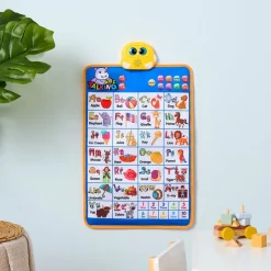 Educational Wall Chart - Learn the Alphabet, Numbers, with Sound Features
